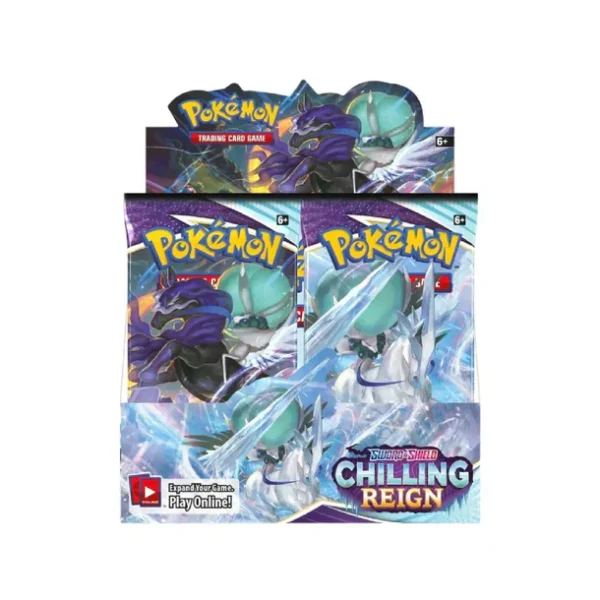 Chillingreign_18 Pokémon TCG, Chilling Reign, Booster Box JP, 36 packs, Ice-type VSTAR, Trainer Gallery cards, rare Pokémon, collector box