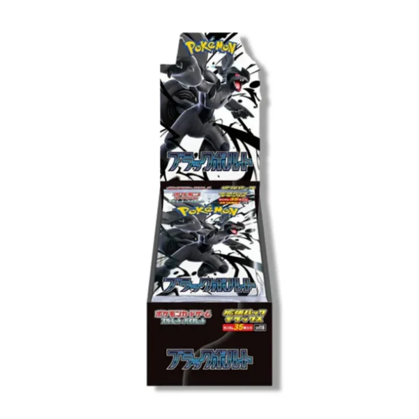 Pokémon TCG, Black Bolt, Booster Box [JP], Japanese TCG, sealed Japanese packs, rare Pokémon cards, collector box, competitive gameplay