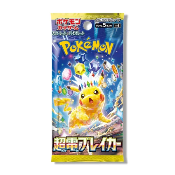 Pokémon TCG, Super Electric Breaker, Booster Box JP, 30 packs, Japanese Pokémon cards, sealed booster box, Electric-type Pokémon, rare Pokémon cards