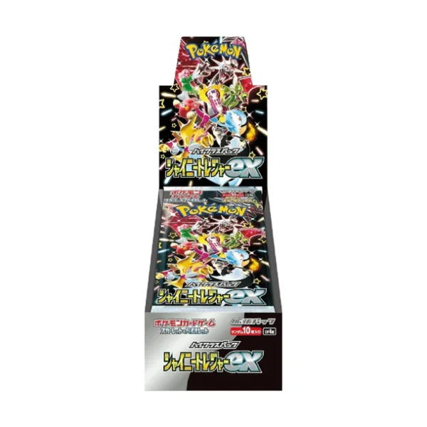 Pokémon TCG, Shiny Treasure ex, Booster Box JP, 10 packs, rare Shiny Pokémon, Japanese cards, sealed booster box, collector’s edition