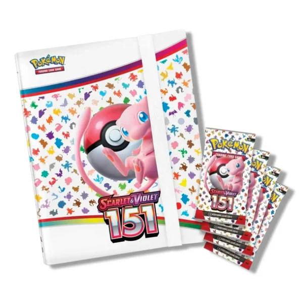 151BinderCollection_1 Pokemon TCG, Scarlet & Violet, 151 Expansion, Binder Collection, Card Sleeves, Card Storage, Rare Pokémon, Ultra-Rare Pokémon, Trading Card Game, Pokemon Center TCG