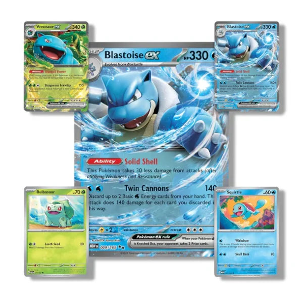 Pokemon TCG, Scarlet & Violet, 151 Expansion, Blooming Waters, Premium Collection, Rare Pokémon, Ultra-Rare Pokémon, Trading Card Game, Pokemon Cards, Pokemon Center TCG