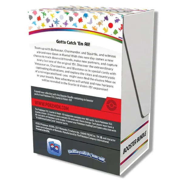 Pokémon Center TCG, Scarlet & Violet 151 Booster Bundle, 151 Expansion, 6 Booster Packs, Pokémon TCG Live Code, Collectible TCG Product, Sealed Booster Packs, Value Bundle. Pokémon Center TCG, Scarlet & Violet 151 Booster Bundle, 151 Expansion, 6 Booster Packs, Pokémon TCG Live Code, Collectible TCG Product, Sealed Booster Packs, Value Bundle.