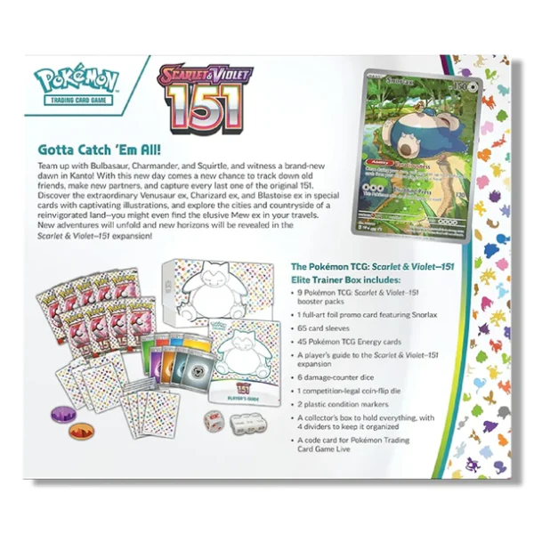 Pokémon TCG: Scarlet & Violet 151 – 10x Elite Trainer Box [Sealed Case]