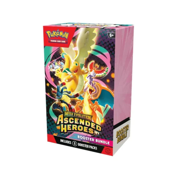 Pokémon Center TCG, Ascended Heroes Booster Bundle, Mega Evolution Ascended Heroes, 6 Booster Packs, Pokémon TCG Live Code, Collectible TCG Product, Sealed Booster Packs, Value Bundle. Pokémon Center TCG, Ascended Heroes Booster Bundle, Mega Evolution Ascended Heroes, 6 Booster Packs, Pokémon TCG Live Code, Collectible TCG Product, Sealed Booster Packs, Value Bundle.