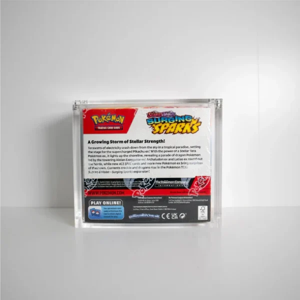 AcrylicCaseEN_7 Acrylic Protective Display Case for English Pokémon Booster Box