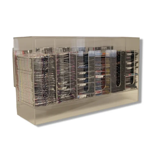 Acrylic 6 Slot Trading Card Display Dispenser