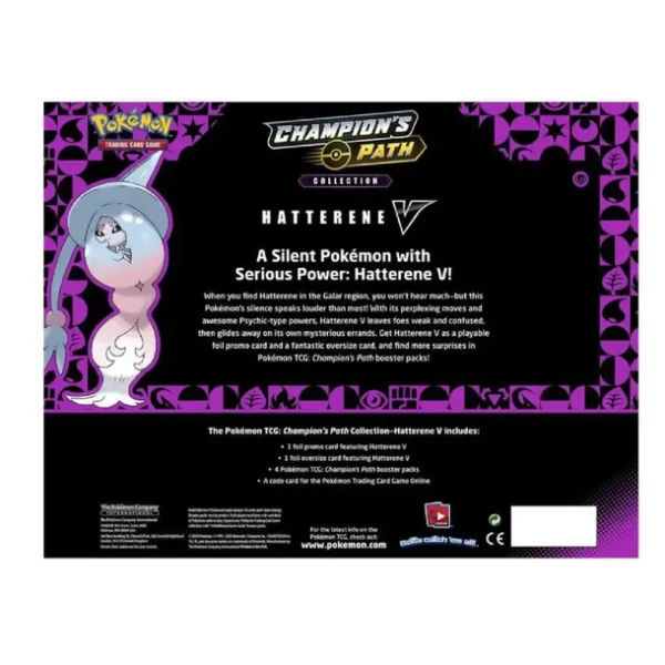 ChampionsPath_10 Pokémon TCG: Champions Path Collection Box – Hatterene V