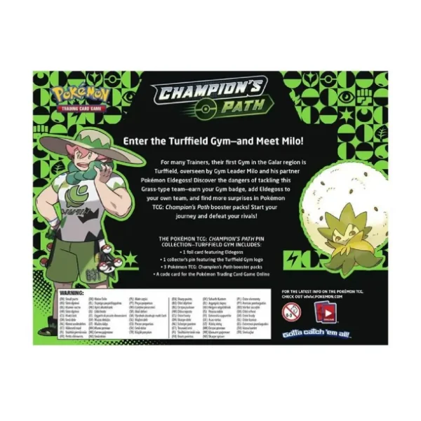 ChampionsPath_17 Pokemon TCG: Champions Path Pin Collection Hulbury Gym