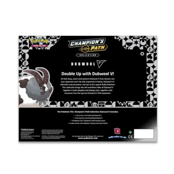ChampionsPath_21 Pokémon TCG: Champions Path Collection Box – Dubwool V