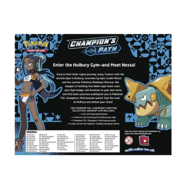 ChampionsPath_31 Champions Path Pin Collection Hulbury Gym | Pokémon TCG