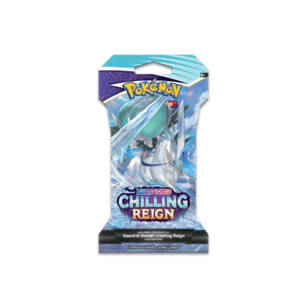 Pokemon Center TCG, Chilling Reign Sleeved Booster Pack, Pokémon TCG Live Code, Sealed Sleeved Booster, Collectible Cards, Energy Card, Trainer Cards. Pokemon Center TCG, Chilling Reign Sleeved Booster Pack, Pokémon TCG Live Code, Sealed Sleeved Booster, Collectible Cards, Energy Card, Trainer Cards.