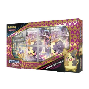 Pokemon TCG, Crown Zenith, Premium Playmat Collection, Morpeko V-UNION, Booster Packs, Promo Pokémon Card, Playmat, Oversized Card, Rare Pokémon, Ultra-Rare Pokémon, Trading Card Game, Pokemon Center TCG