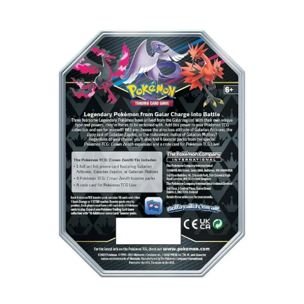 CrownZenith_60 Pokémon TCG: Crown Zenith – Galarian Tins