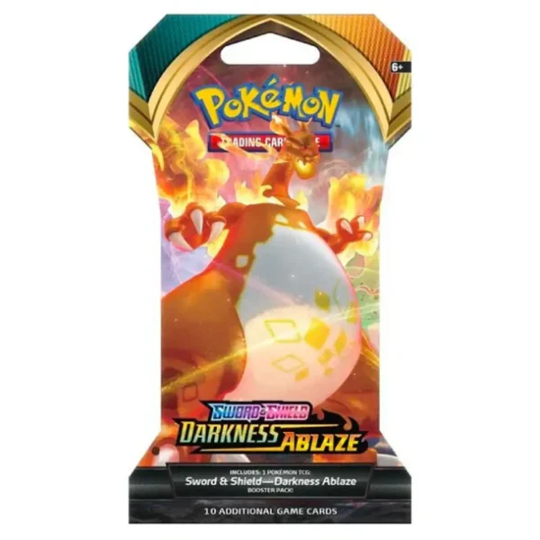 Pokemon Center TCG, Darkness Ablaze Sleeved Booster Pack, Pokémon TCG Live Code, Sealed Sleeved Booster, Collectible Cards, Energy Card, Trainer Cards. Pokemon Center TCG, Darkness Ablaze Sleeved Booster Pack, Pokémon TCG Live Code, Sealed Sleeved Booster, Collectible Cards, Energy Card, Trainer Cards.