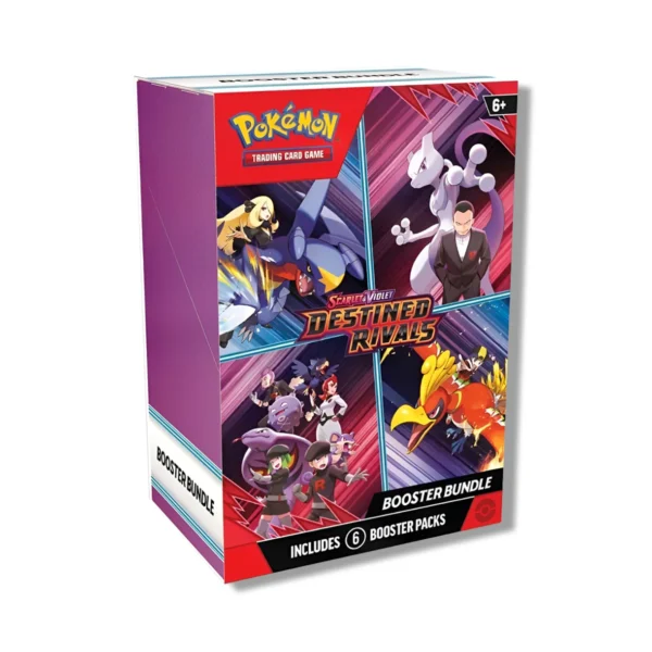 Pokémon Center TCG, Destined Rivals Booster Bundle, Booster Packs Destined Rivals, Exclusive Promo Card, Scarlet & Violet Expansion, Pokémon TCG Live Code, Collectible TCG Product, Foil Promo Card.