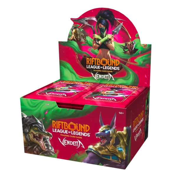 Remove term: Japanese Vendetta Booster Box Japanese Vendetta Booster BoxRemove term: Riftbound League of Legends Vendetta Riftbound League of Legends VendettaRemove term: Riftbound TCG Set 4 Riftbound TCG Set 4Remove term: Riftbound Vendetta Booster Box Riftbound Vendetta Booster BoxRemove term: Vendetta Booster Box 24 Packs Vendetta Booster Box 24 Packs