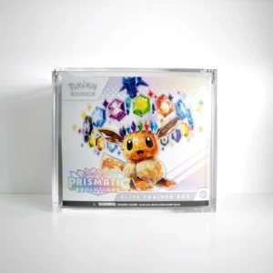 Acrylic display case, Elite Trainer Box protector, Pokémon ETB case, UV protection acrylic, magnetic closure case, trading card display, Pokemoncenter TCG, collectible accessories, sealed box protection Acrylic display case, Elite Trainer Box protector, Pokémon ETB case, UV protection acrylic, magnetic closure case, trading card display, Pokemoncenter TCG, collectible accessories, sealed box protection