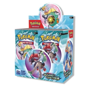 Journey Together booster box and acrylic display case bundle Pokemon TCG sealed product Journey Together booster box and acrylic display case bundle Pokemon TCG sealed product