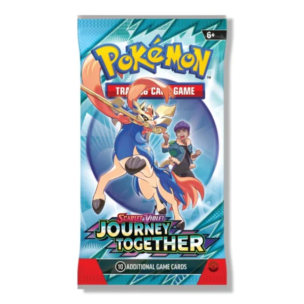 Pokemon TCG: Journey Together – Booster Box + Pokéball 9-Pocket Binder Bundle