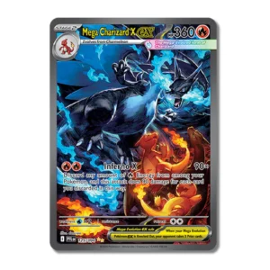 Charizard X ex #125 Phantasmal Flames Pokemon TCG card