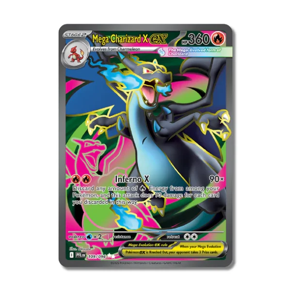 Pokemon TCG, Charizard Card, Charizard X ex, Phantasmal Flames, Ultra Rare Pokemon Card, Pokemon Collectibles, Trading Card Game, Pokemon Center TCG