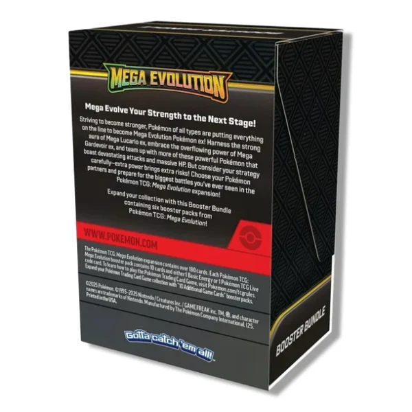 Pokémon Center TCG, Mega Evolution Base Booster Bundle, 6 Booster Packs, Pokémon TCG Live Code, Sealed Booster Bundle, Collectible Cards, Value TCG Product. Pokémon Center TCG, Mega Evolution Base Booster Bundle, 6 Booster Packs, Pokémon TCG Live Code, Sealed Booster Bundle, Collectible Cards, Value TCG Product.
