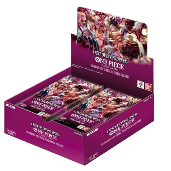 One Piece Card Game, OP-11 A Fist of Divine Speed, One Piece Booster Box, Japanese TCG Cards, Bandai One Piece Cards, Anime Trading Cards, One Piece Collectibles, TCG Booster Packs, Pokemon Center TCG, Legendary Pirates