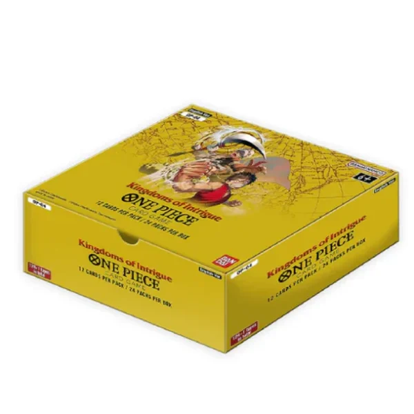 OnePieceCardGamebooster_22 One Piece Card Game, OP-04 Booster Box, Kingdom of Intrigue, Japanese TCG Cards, Bandai One Piece Cards, Booster Packs, Rare One Piece Cards, Alternate Art Cards, Pokemon Center TCG, One Piece Collectibles