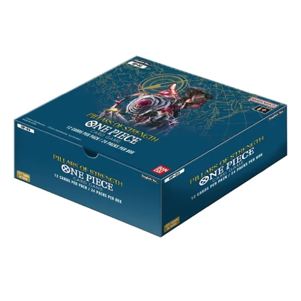 OnePieceCardGamebooster_24 One Piece Card Game, OP-03 Booster Box, Pillars of Strength, Japanese TCG Cards, Bandai One Piece Cards, Booster Packs, Rare One Piece Cards, Alternate Art Cards, Pokemon Center TCG, One Piece Collectibles