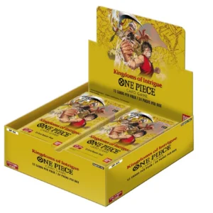 OnePieceCardGamebooster_7 One Piece Card Game, OP-04 Booster Box, Kingdom of Intrigue, Japanese TCG Cards, Bandai One Piece Cards, Booster Packs, Rare One Piece Cards, Alternate Art Cards, Pokemon Center TCG, One Piece Collectibles