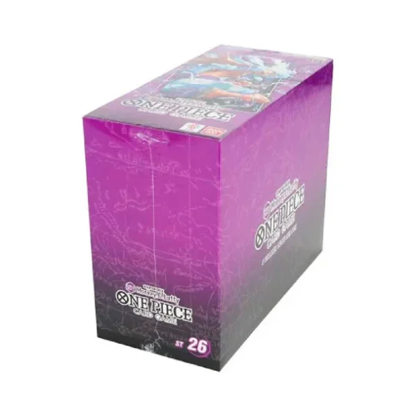 One Piece Card Game, ST-26 PURPLE/BLACK Monkey D. Luffy, One Piece Starter Deck, Japanese TCG Cards, Bandai One Piece Cards, Anime Trading Cards, One Piece Collectibles, TCG Decks, Pokemon Center TCG, Leader Cards