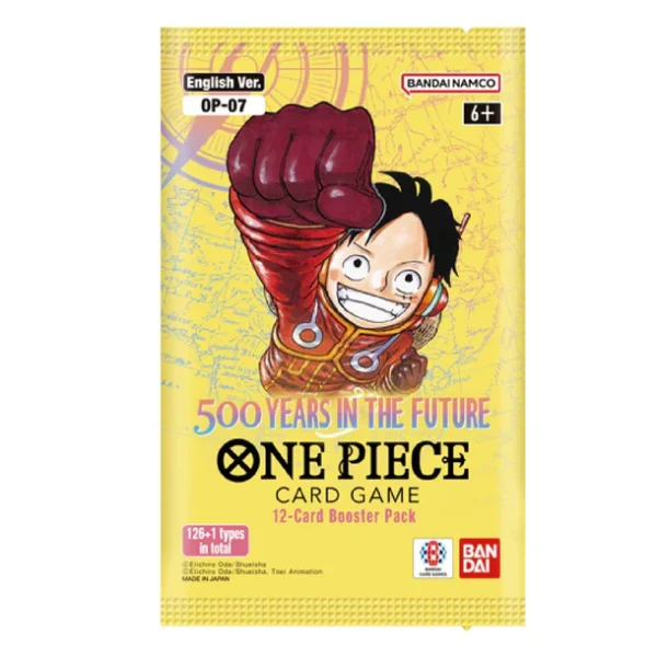Onepiececardgameop-07_3 One Piece Card Game, OP-07, 500 Years Into The Future, Japanese booster box, One Piece TCG expansion, collectible cards, Egghead arc cards, Pokemoncenter TCG