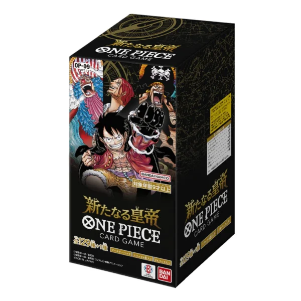 One Piece TCG, OP09 Booster Box, The New Emperor, Japanese Booster Box, Bandai Cards, Anime Trading Cards, Rare One Piece Cards