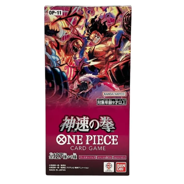One Piece Card Game: OP-11 – A Fist of Divine Speed Booster Box [JP]