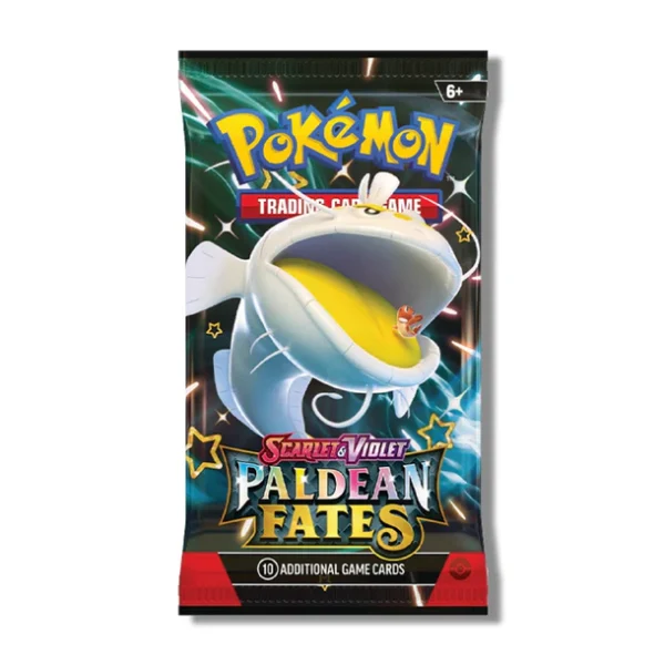 Pokemon Paldean Fates Elite Trainer Box with Shiny Mimikyu ex promo card and booster packs Pokemon Paldean Fates Elite Trainer Box with Shiny Mimikyu ex promo card and booster packs