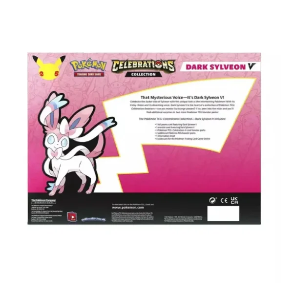 PokemonTCGCelebrations_13 Pokémon TCG: Celebrations Collection Box – Dark Sylveon V