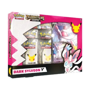 Pokemon TCG, Celebrations, Collection Box, Dark Sylveon V, Booster Packs, Promo Card, Oversized Card, Rare Pokémon, Ultra Rare Pokémon, Trading Card Game Pokemon TCG, Celebrations, Collection Box, Dark Sylveon V, Booster Packs, Promo Card, Oversized Card, Rare Pokémon, Ultra Rare Pokémon, Trading Card Game