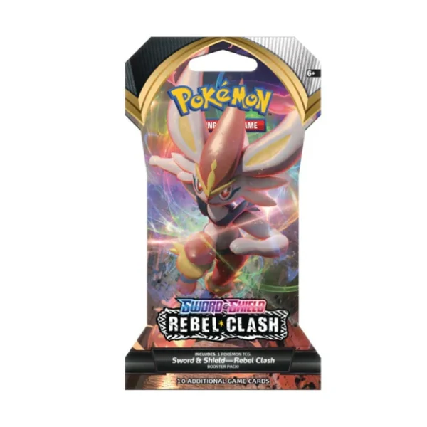 Pokemon Center TCG, Rebel Clash Sleeved Booster Pack, Pokémon TCG Live Code, Sealed Sleeved Booster, Collectible Cards, Energy Card, Trainer Cards. Pokemon Center TCG, Rebel Clash Sleeved Booster Pack, Pokémon TCG Live Code, Sealed Sleeved Booster, Collectible Cards, Energy Card, Trainer Cards.