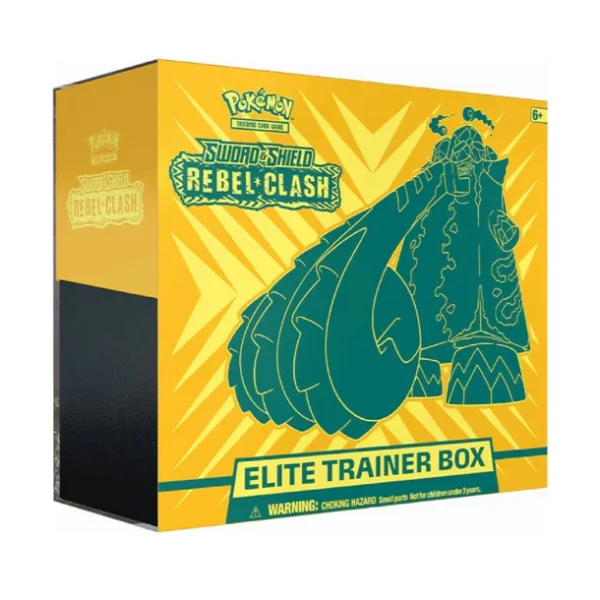 RebelClash_15 Pokémon Center TCG, Rebel Clash Elite Box, Copperajah Sleeves, Sword & Shield Expansion, Pokémon TCG Accessories, Booster Packs Rebel Clash, Energy Cards, Collector Storage Box, Pokémon V and VMAX, TCG Online Code