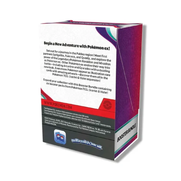 Pokémon TCG: Scarlet & Violet: Base Set – Booster Bundle (6 Packs)