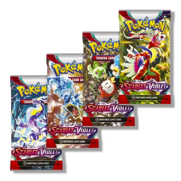 SVBaseSetBoosterPack_4 Scarlet & Violet Base Set – 6 Booster Boxes | Pokémon TCG
