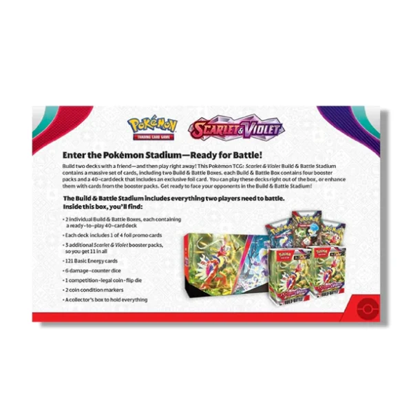 SVBaseSetBuildandBattleStadium_3 Pokemon TCG: Scarlet & Violet – Base Set Build & Battle Stadium