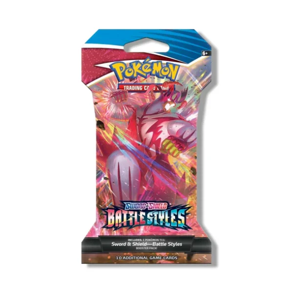 Pokemon Center TCG Battle Styles Sleeved Booster Pack Pokemon Center TCG Battle Styles Sleeved Booster Pack