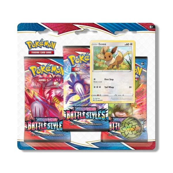 Pokemon TCG, Battle Styles, Triple Pack Blister, Eevee Promo, Booster Packs, Rare Pokémon, Ultra-Rare Pokémon, Trading Card Game, Pokemon Center TCG Pokemon TCG, Battle Styles, Triple Pack Blister, Eevee Promo, Booster Packs, Rare Pokémon, Ultra-Rare Pokémon, Trading Card Game, Pokemon Center TCG