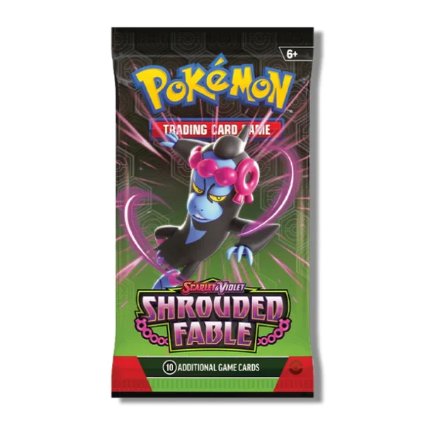 Pokémon Center TCG, Shrouded Fable Booster Bundle, Scarlet & Violet Shrouded Fable, 6 Booster Packs, Pokémon TCG Live Code, Collectible TCG Product, Sealed Booster Packs, Value Bundle. (1) Pokémon Center TCG, Shrouded Fable Booster Bundle, Scarlet & Violet Shrouded Fable, 6 Booster Packs, Pokémon TCG Live Code, Collectible TCG Product, Sealed Booster Packs, Value Bundle.