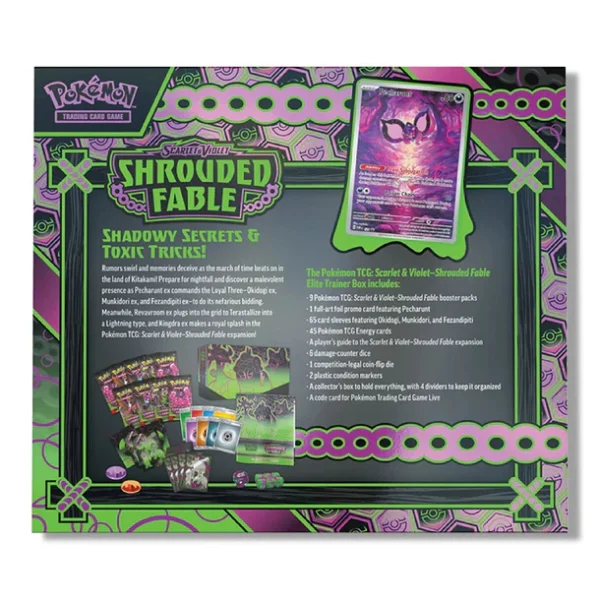 Shrouded Fable Elite Trainer Box – Pokémon TCG [Pokemon Center TCG]