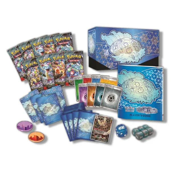 Pokemon TCG: Stellar Crown – Booster Box + Elite Trainer Box Bundle