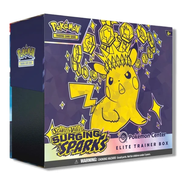 Pokémon TCG: Surging Sparks – Booster Box + Elite Trainer Box Bundle
