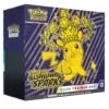Pokemon Surging Sparks Elite Trainer Box with promo card, sleeves, and booster packs